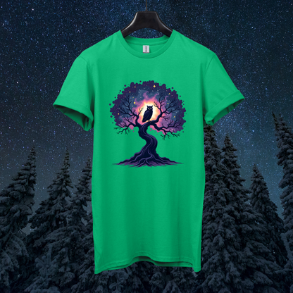 Galactic Tree Owl T-Shirt
