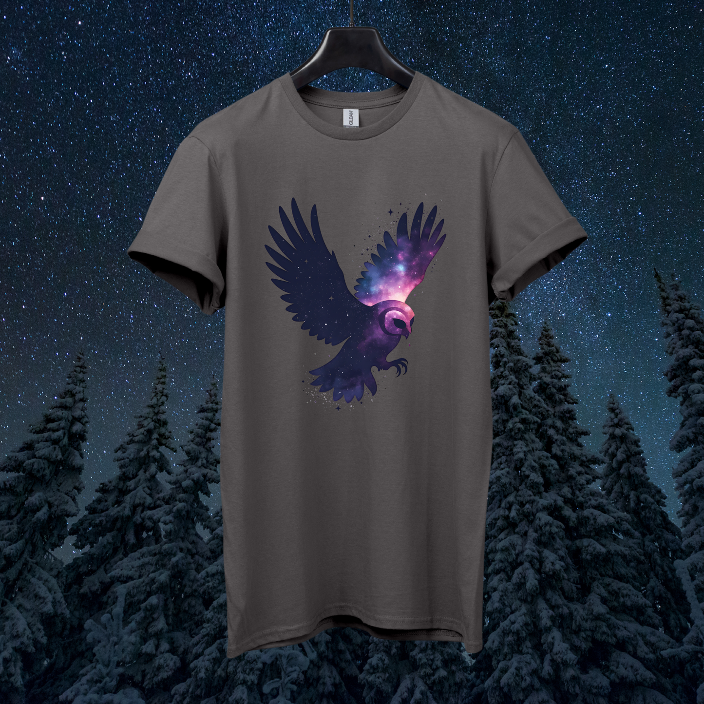 Galaxy Owl T-Shirt