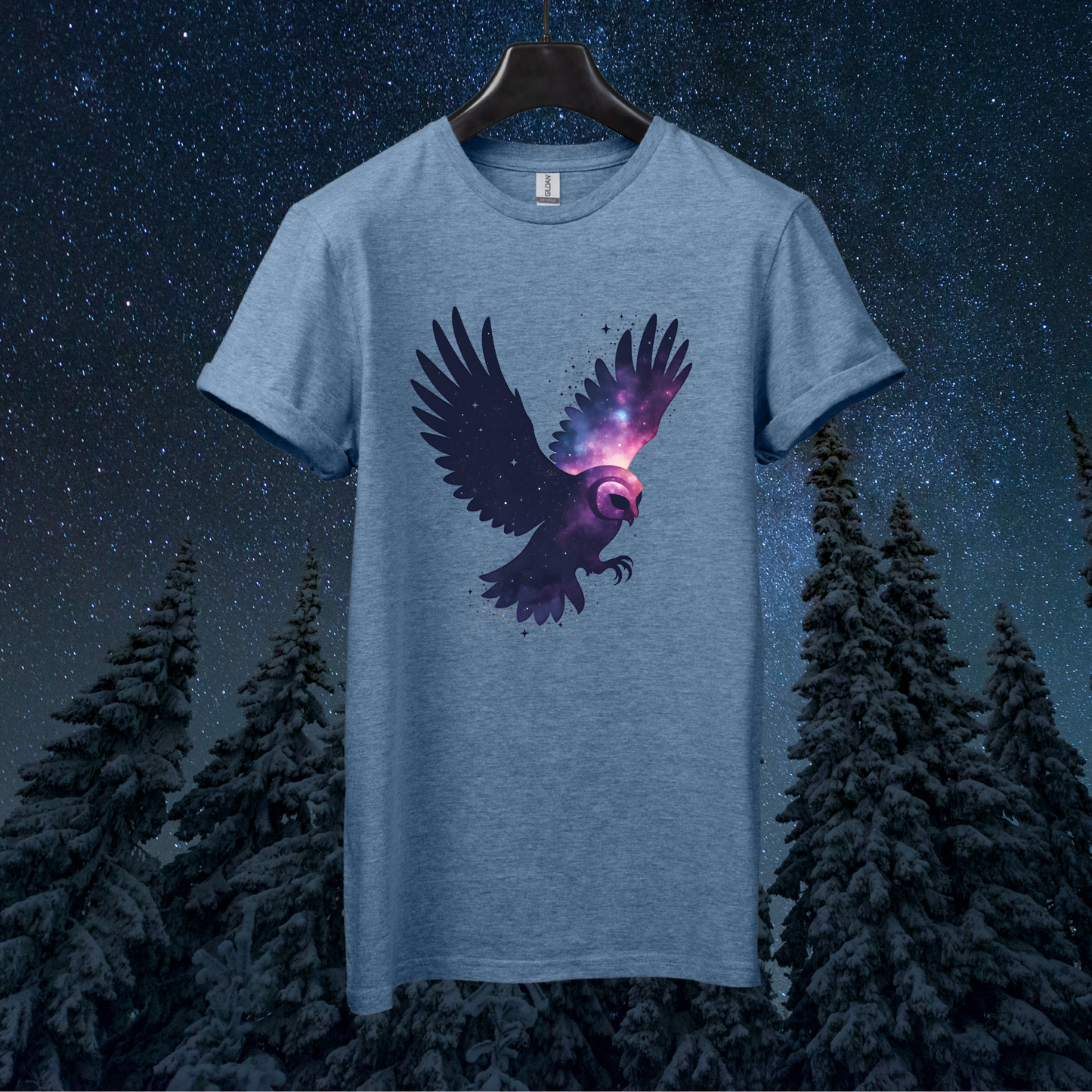 Galaxy Owl T-Shirt