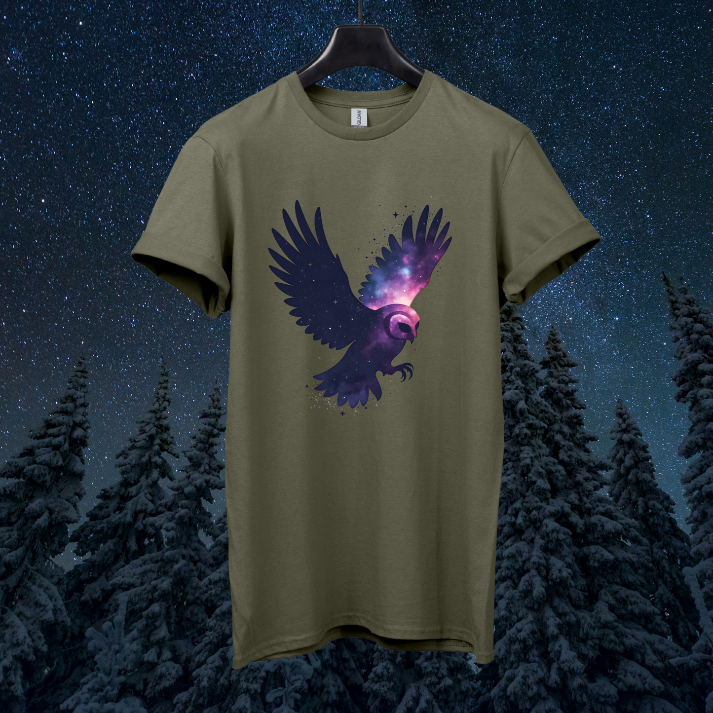 Galaxy Owl T-Shirt