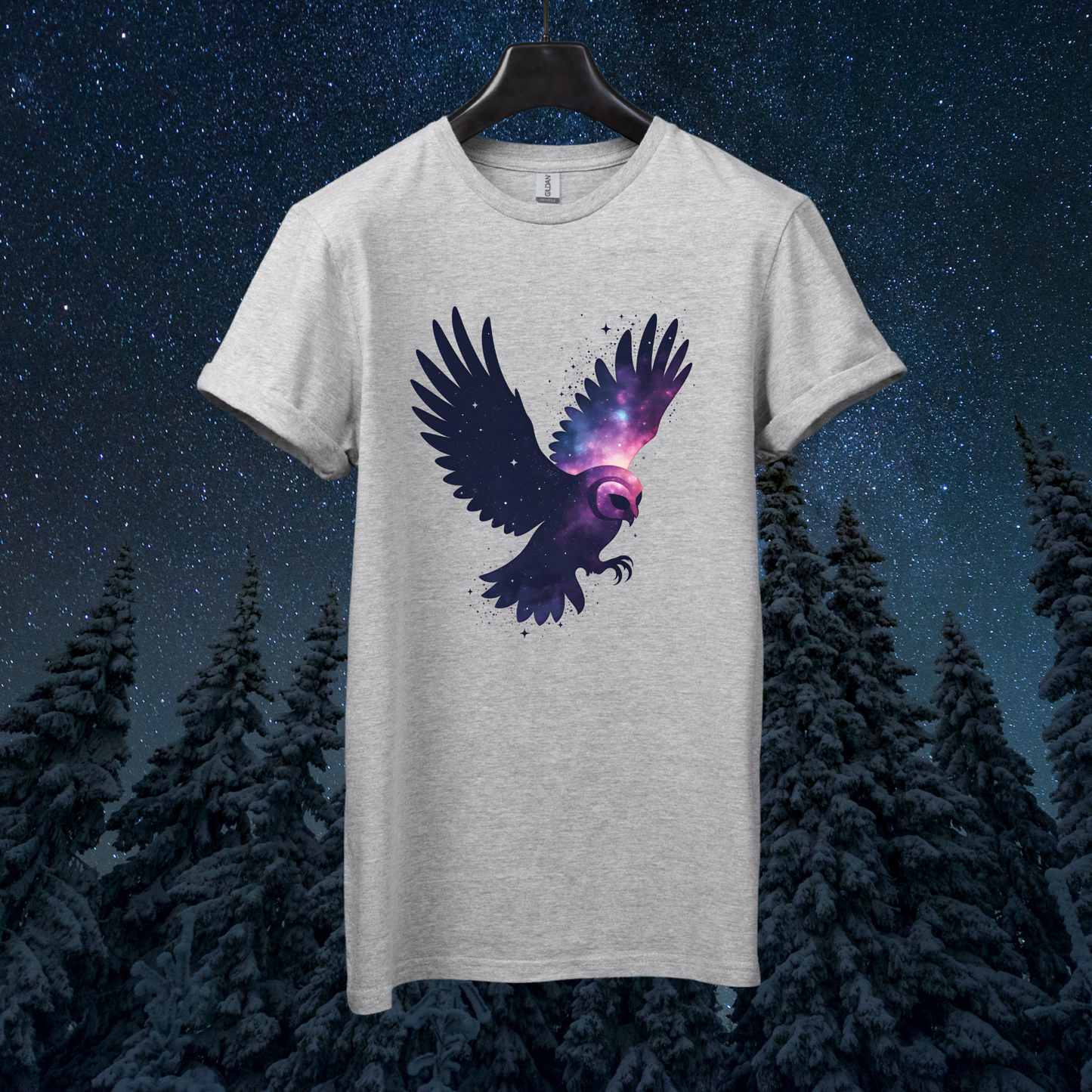 Galaxy Owl T-Shirt