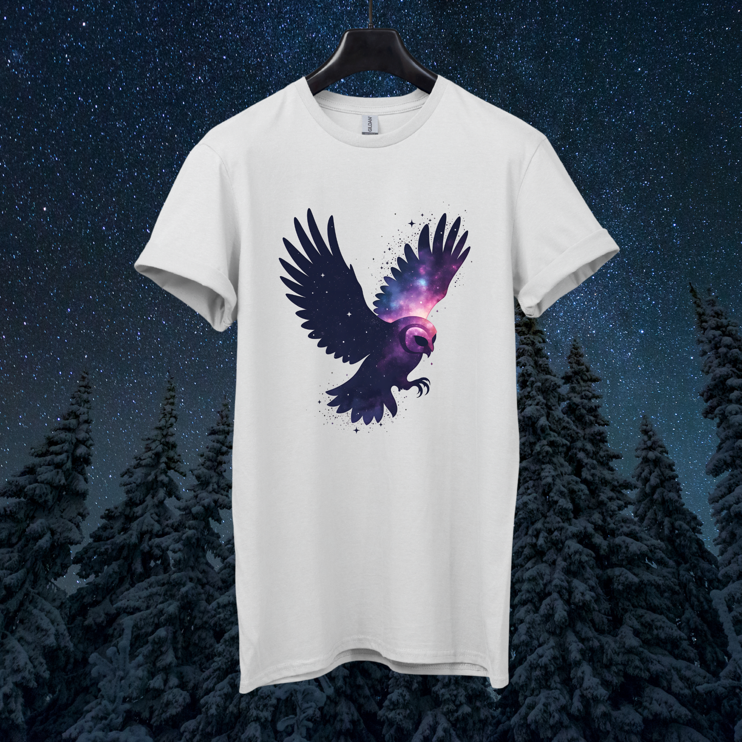 Galaxy Owl T-Shirt