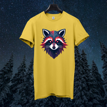 Geometric Galactic Raccoon T-Shirt