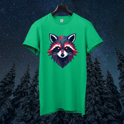 Geometric Galactic Raccoon T-Shirt