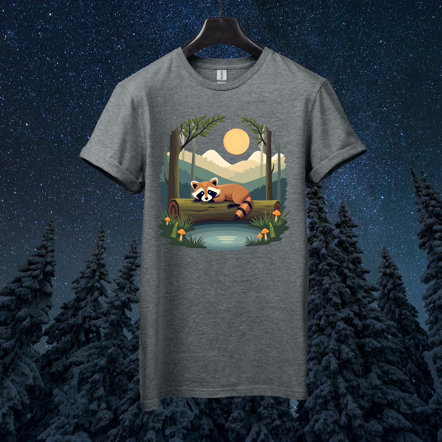 Jungle Raccoon T-Shirt