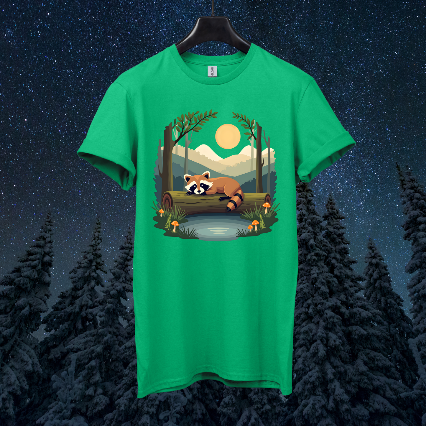 Jungle Raccoon T-Shirt