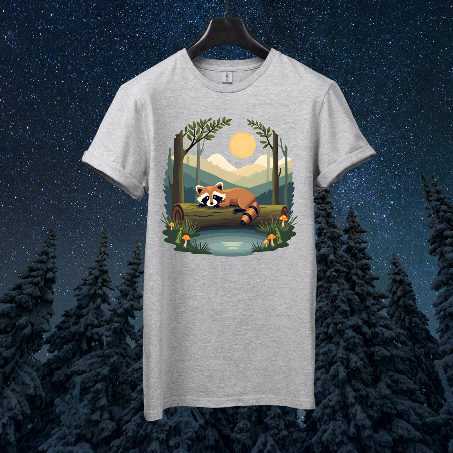 Jungle Raccoon T-Shirt