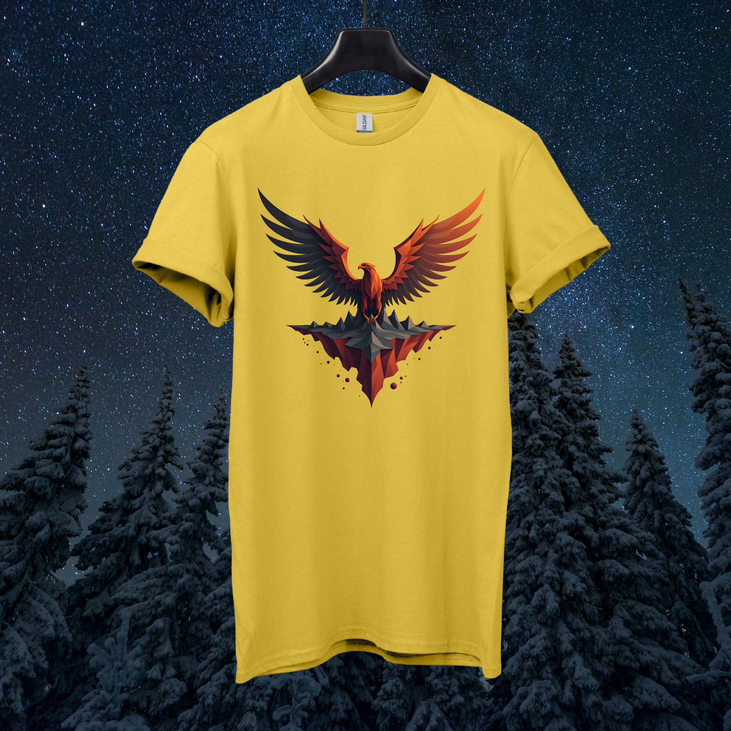 Martian Geometric Eagle T-Shirt