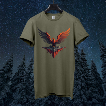 Martian Geometric Eagle T-Shirt