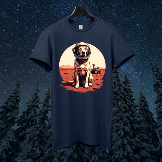 Martian Vintage Dog T-Shirt