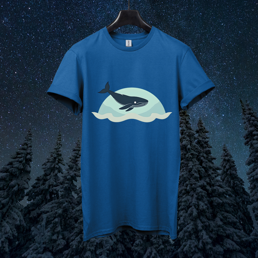Minimal Whale T-Shirt