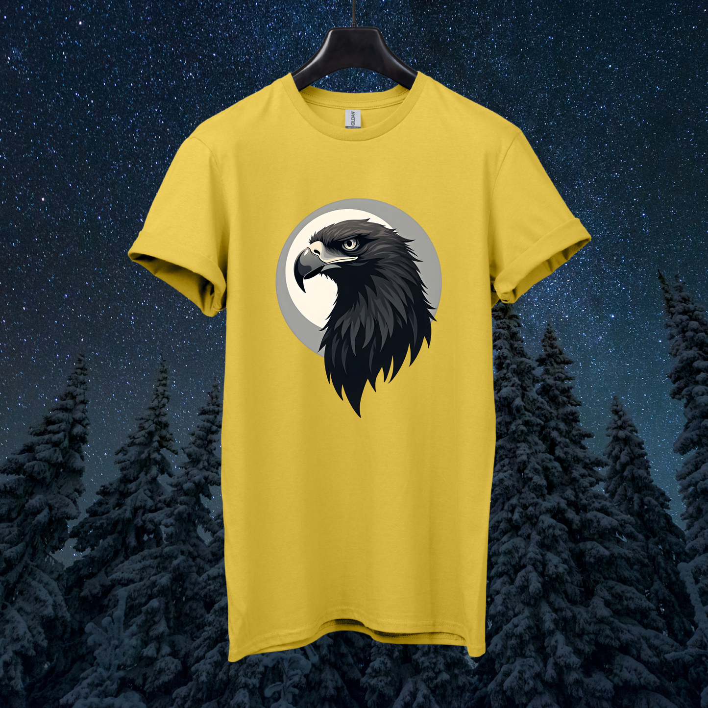 Moon Eagle Head T-Shirt