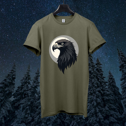Moon Eagle Head T-Shirt
