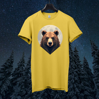 Moon Geometric Bear T-Shirt