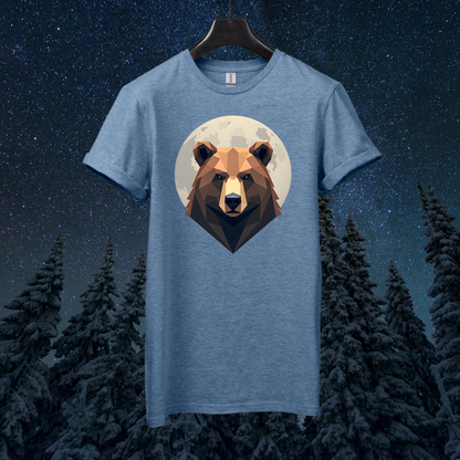 Moon Geometric Bear T-Shirt