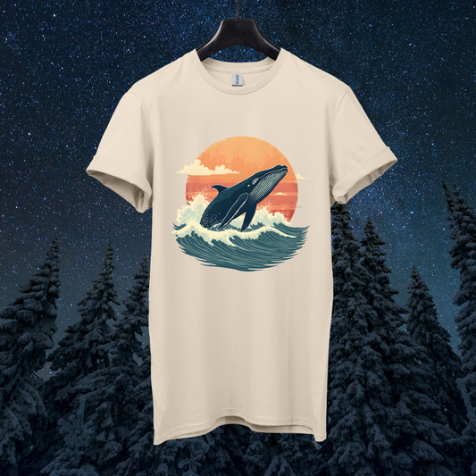 Retro Whale T-Shirt
