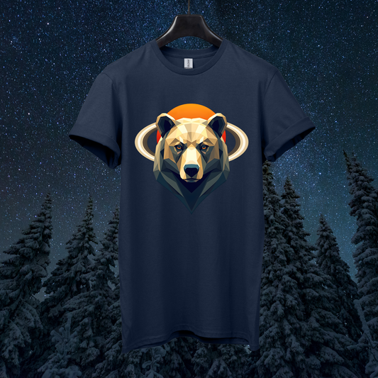Abstract Saturn Bear T-Shirt