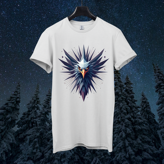 Starry Geometric Eagle T-Shirt