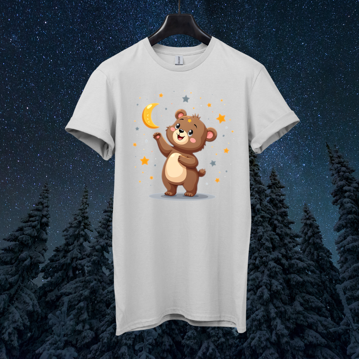 Starry Teddy Bear T-Shirt