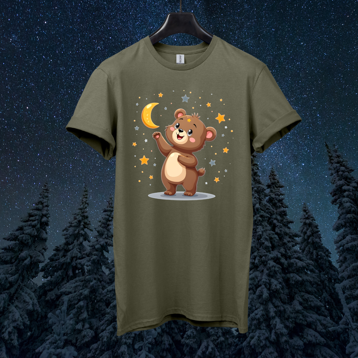 Starry Teddy Bear T-Shirt
