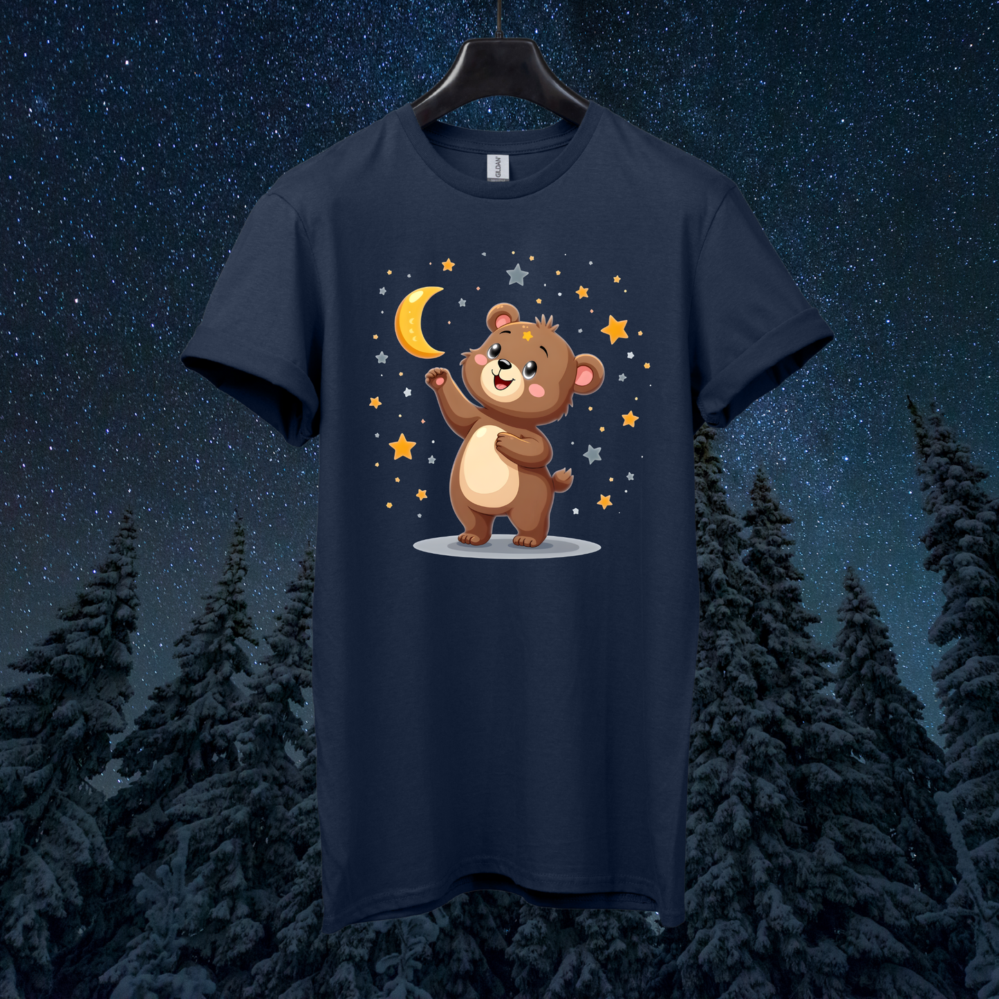 Starry Teddy Bear T-Shirt