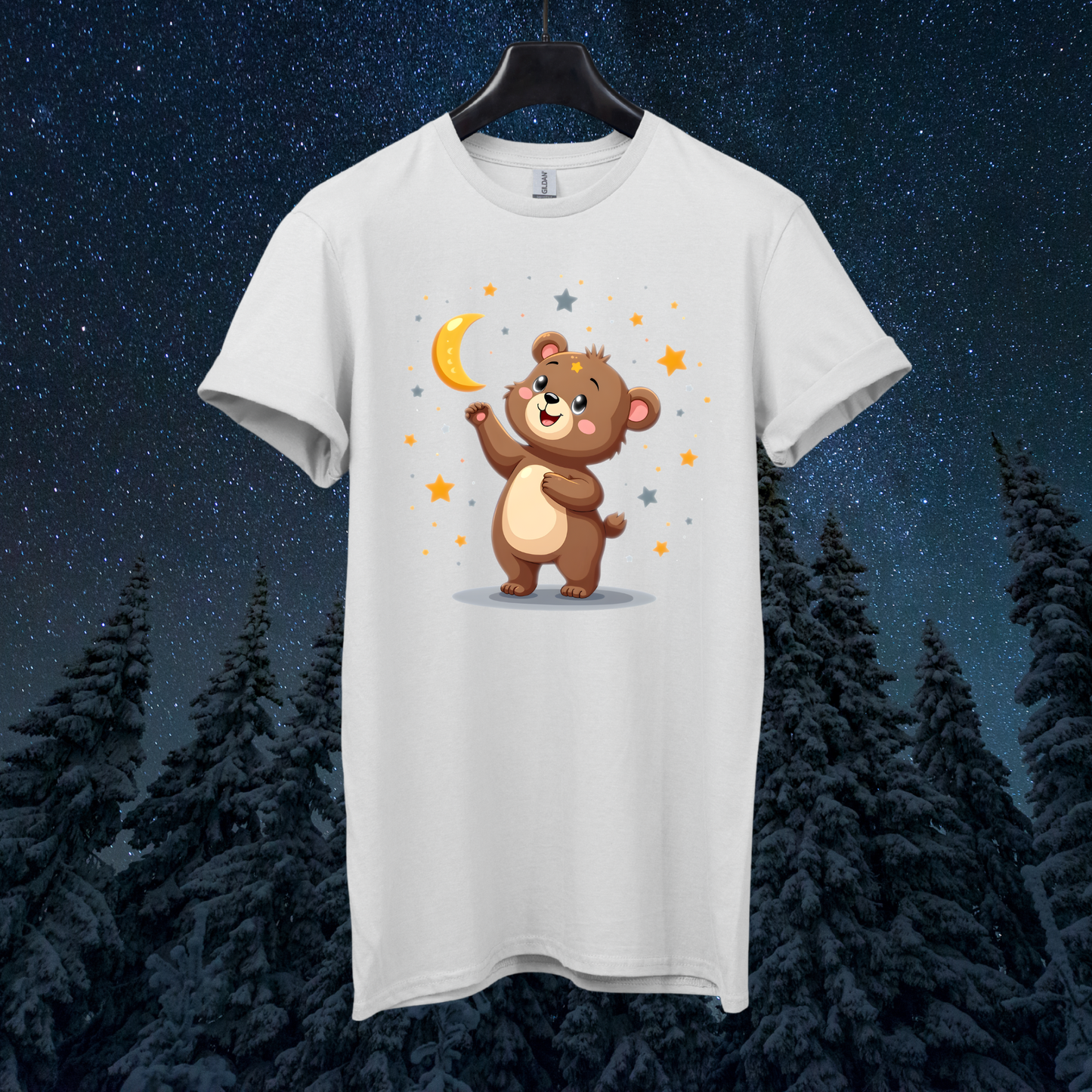 Starry Teddy Bear T-Shirt