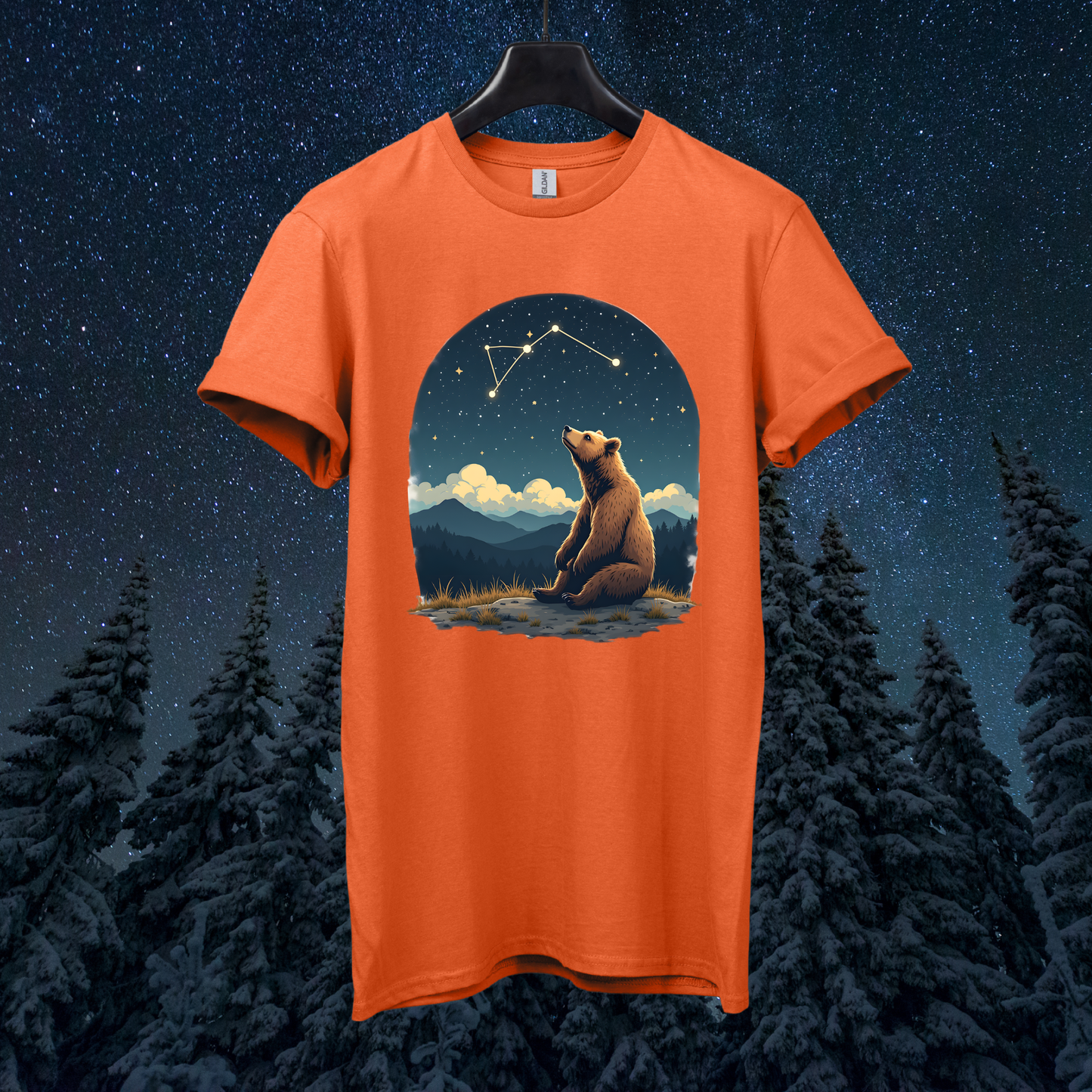 Vintage Starry Bear T-Shirt